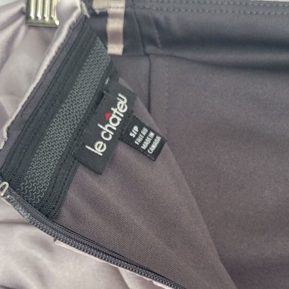 Y2K Silver and Black Le Chateau Dress Size S - Picture 4 of 7